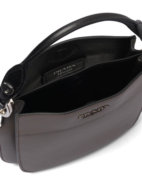 prada clay grey|Prada Leather Handbag, Clay Gray .